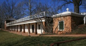 Jefferson kitchen and slave quarters